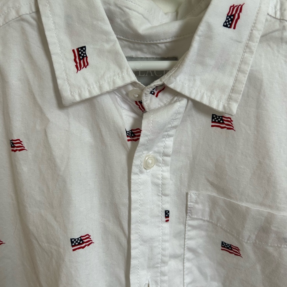 The Children's Place White Button Down Shirt with Classic Collar